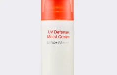 Солнцезащитный крем с растительными экстрактами By Wishtrend UV Defense Moist Cream SPF50+ PA++++