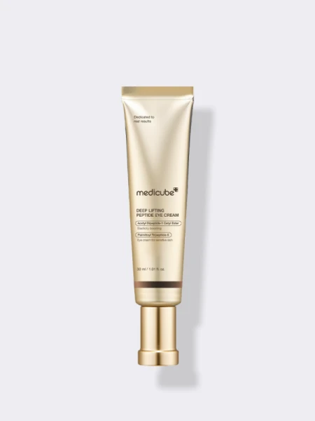 Разглаживающий пептидный крем для век Medicube Deep Lifting Peptide Eye Cream For Face Разглаживающий пептидный крем для век Medicube Deep Lifting Peptide Eye Cream For Face