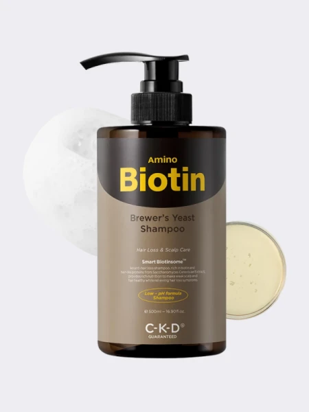 Шампунь против выпадения волос с аминобиотином CKD Amino Biotin Brewer's Yeast Shampoo