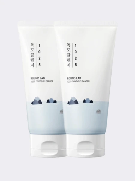 Набор мягких пенок для умывания с морской водой Round Lab 1025 Dokdo Сleanser