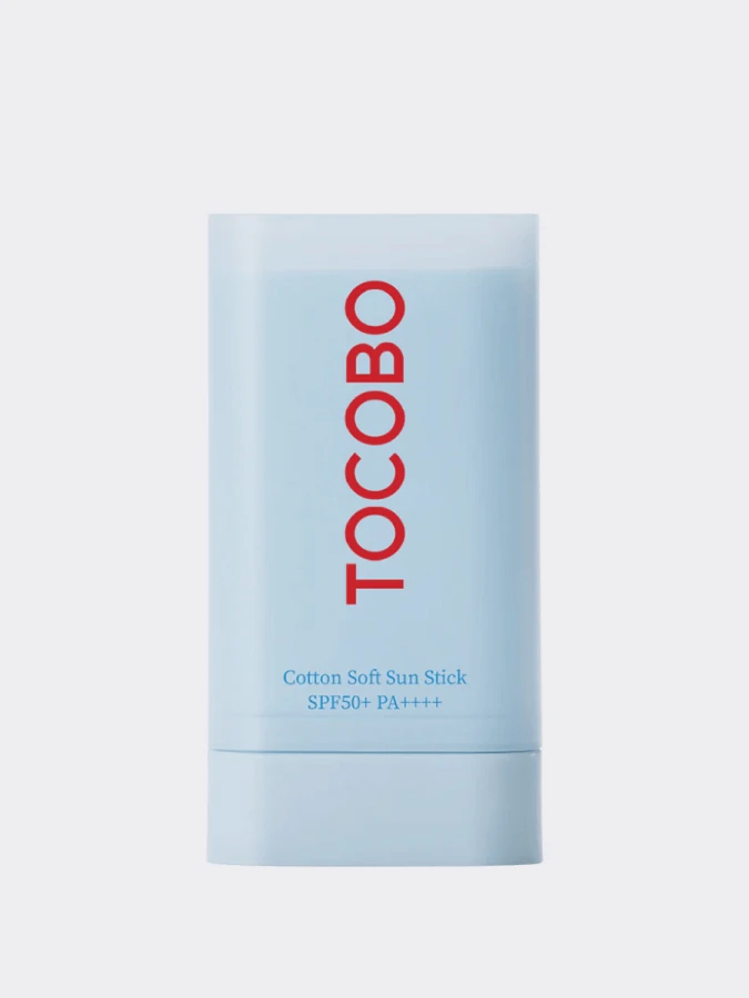 Себорегулирующий солнцезащитный стик с растительными экстрактами TOCOBO Cotton Soft Sun Stick SPF50+ PA++++