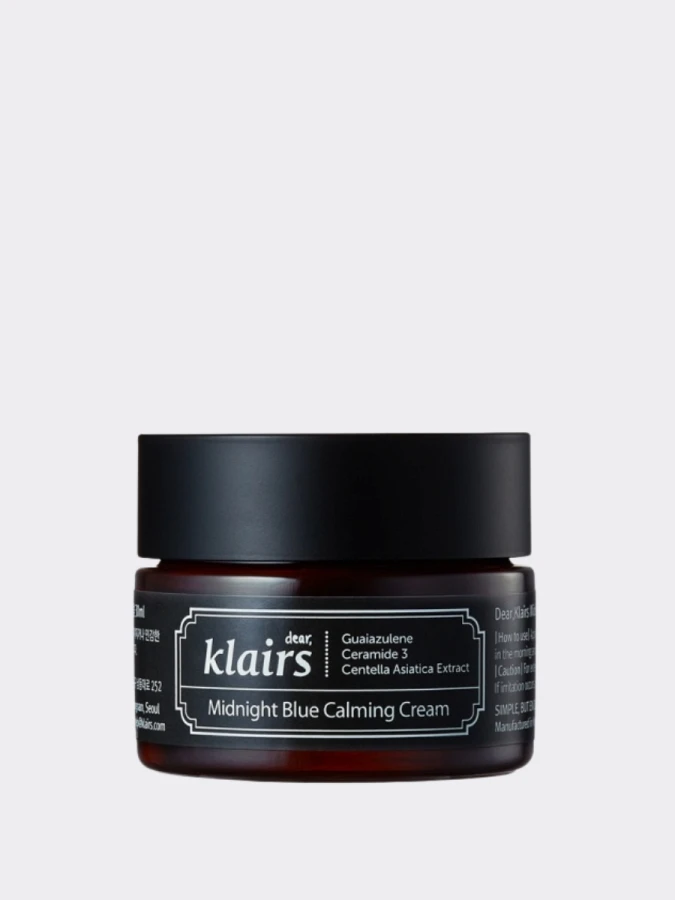 Регенерирующий успокаивающий ночной крем с пептидами и центеллой Dear, Klairs Midnight Blue Calming Cream Регенерирующий успокаивающий ночной крем с пептидами и центеллой Dear, Klairs Midnight Blue Calming Cream