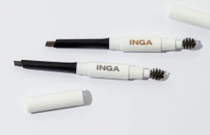 Карандаш для бровей в серо-коричневом оттенке INGA Stage Brow Pencil Gray Brown