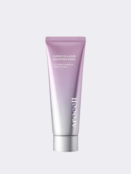 Маска-плёнка с коллагеном для сияния и гладкости кожи Arocell Super Collagen Wrapping Mask