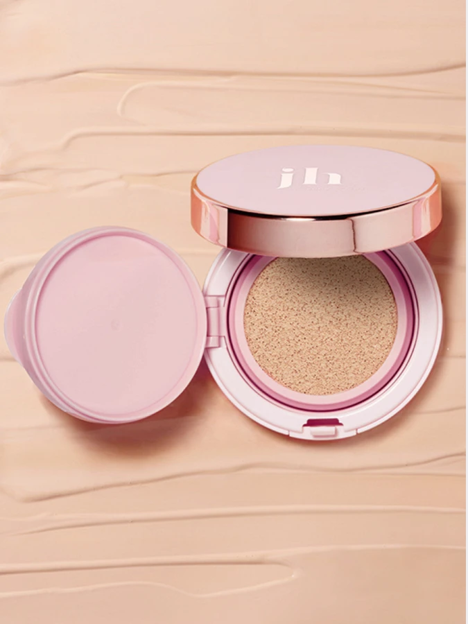 Увлажняющий тональный кушон с рефилом JennyHouse Ultra Fit Serum Cushion #21 SPF 50+ PA +++