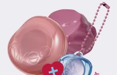 Набор: Оттеночное желе для губ и щёк + брелок fwee Lip&Cheek Glowy Jelly Pot JN02 Milky Keyring Set