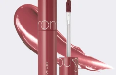 Сочный глянцевый тинт для губ в приглушённом персиковом оттенке rom&nd Juicy Lasting Tint 18 Mulled Peach