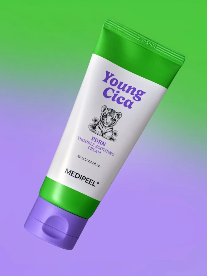 Успокаивающий крем с центеллой и ПДРН MEDI-PEEL Young Cica PDRN Trouble Soothing Cream