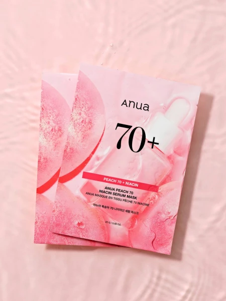 Тканевая маска для лица с экстрактом персика и ниацинамидом ANUA Peach 70% Niacin Serum Mask Тканевая маска для лица с экстрактом персика и ниацинамидом ANUA Peach 70% Niacin Serum Mask