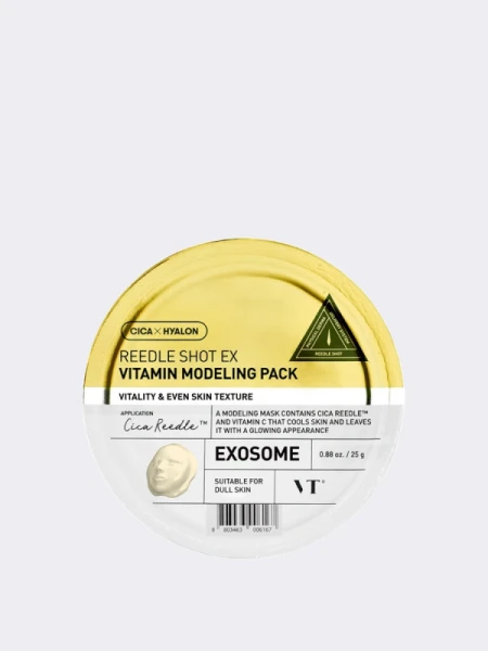 Альгинатная маска-бустер со спикулами и витамином С VT Reedle Shot EX Vitamin Modeling Pack Альгинатная маска-бустер со спикулами и витамином С VT Reedle Shot EX Vitamin Modeling Pack