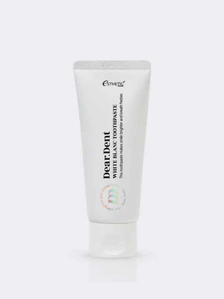 Отбеливающая зубная паста с растительными экстрактами Esthetic House Dear.Dent White Blanc Toothpaste Отбеливающая зубная паста с растительными экстрактами Esthetic House Dear.Dent White Blanc Toothpaste
