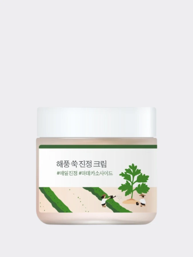 Успокаивающий крем с экстрактом полыни Round Lab Mugwort Calming Cream