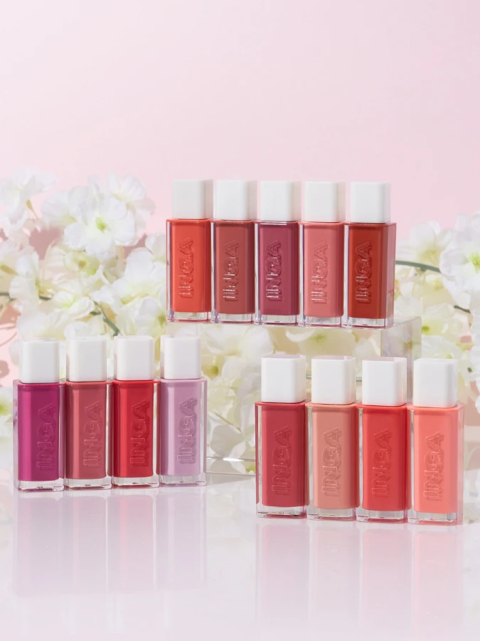 Стойкий глянцевый тинт для губ INGA Water Glow Lip Tint Nude Ginger Стойкий глянцевый тинт для губ INGA Water Glow Lip Tint Nude Ginger