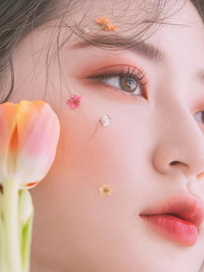 Мини-палетка теней в тёплых розовых оттенках rom&nd Better Than Eyes 01 Dry Mango Tulip