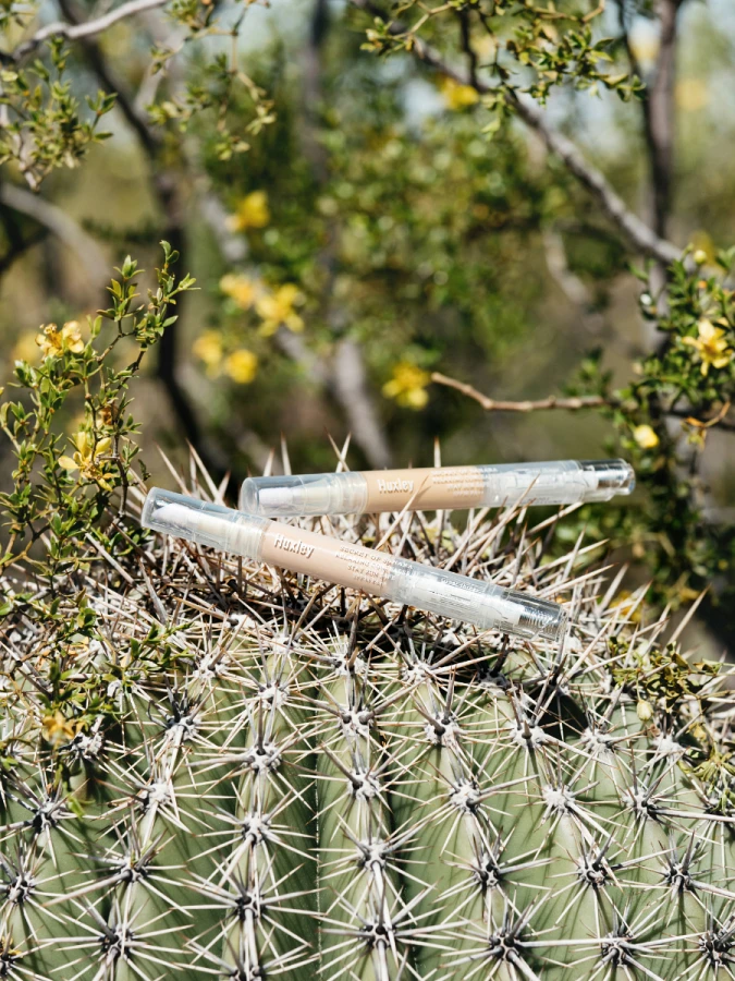 Увлажняющий корректор с экстрактом опунции Huxley Relaxing Concealer Stay Sun Safe SPF30PA++ 01 Burning Sand