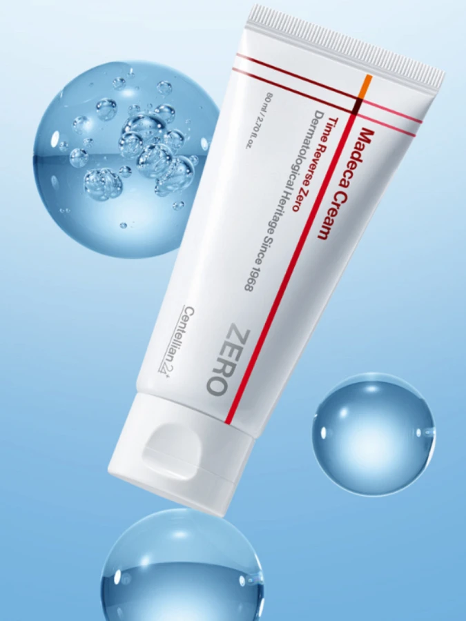 Облегчённый восстанавливающий крем с экстрактом центеллы Centellian24 Madeca Cream Time Reverse Zero Season 7