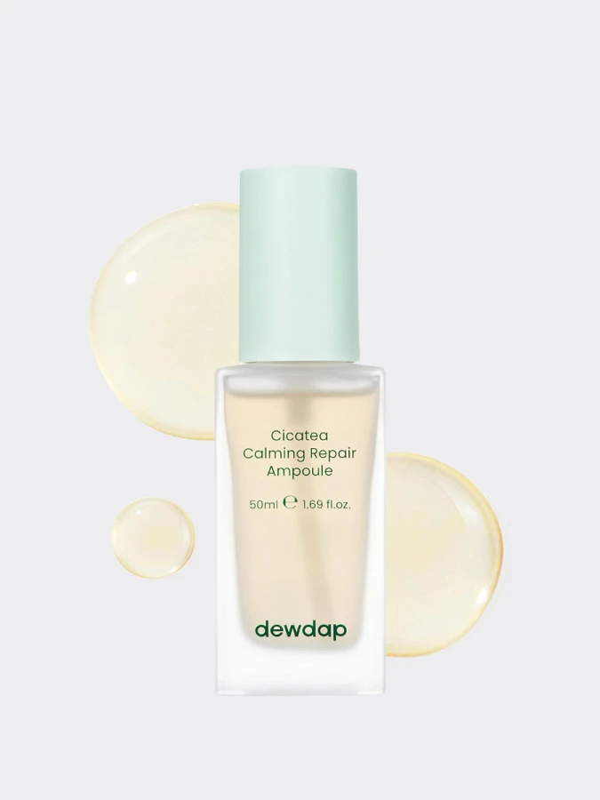 Успокаивающая ампульная сыворотка с экстрактом центеллы dewdap Cicatea Calming Repair Ampoule