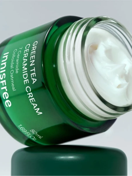 Барьерный крем для лица с керамидами и экстрактом зеленого чая innisfree Green Tea Ceramide Cream