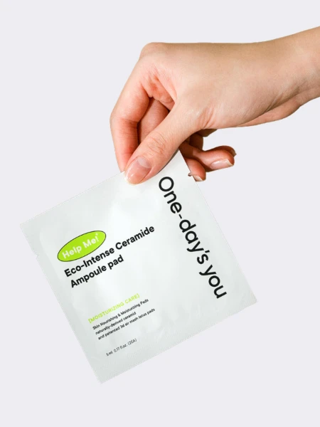Укрепляющие ампульные тонер-пэды с керамидами TRAVEL One-Day's You Help Me Eco-Intense Ceramide Ampoule Pad Укрепляющие ампульные тонер-пэды с керамидами TRAVEL One-Day's You Help Me Eco-Intense Ceramide Ampoule Pad
