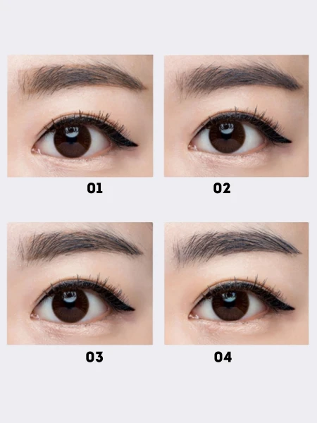 Карандаш для глаз и бровей 04 Чёрный The Saem Saemmul Wood Eyebrow Оттенок 04 BLACK