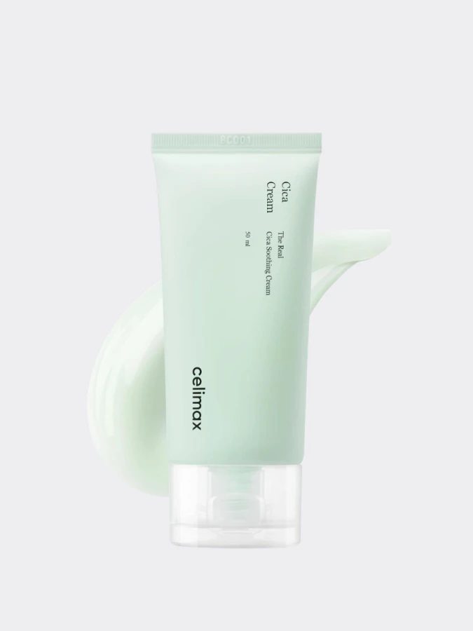 Успокаивающий крем с экстрактом центеллы азиатской Celimax The Real Cica Soothing Cream
