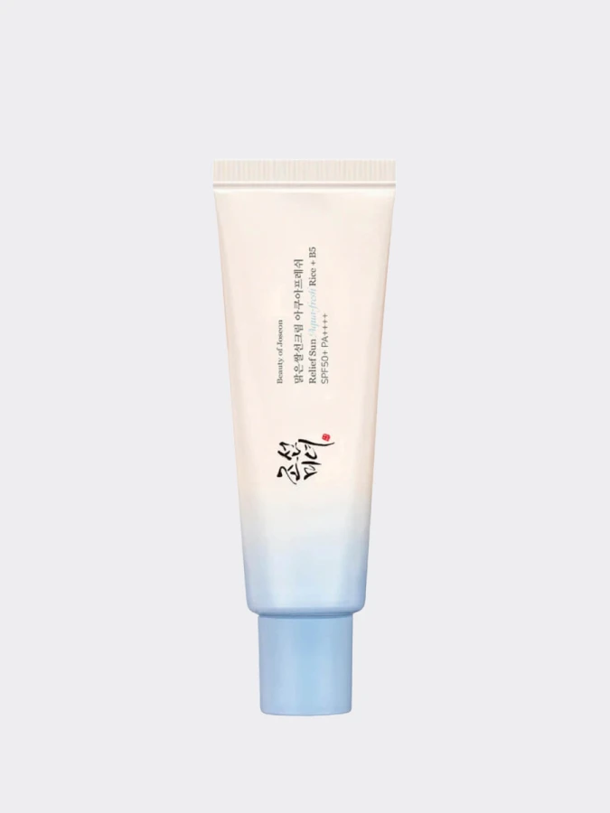 Легкий солнцезащитный крем с экстрактом риса и пантенолом Beauty of Joseon Relief Sun Aqua-fresh : Rice + B5 SPF50+ PA++++