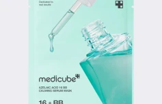 Успокаивающая тканевая маска с азелаиновой кислотой Medicube Azelaic Acid 16 BB Calming Serum Mask