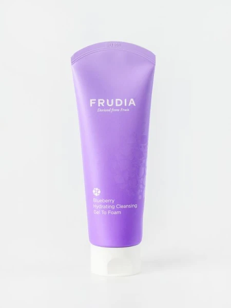 Увлажняющая гель-пенка для умывания с черникой FRUDIA Blueberry Hydrating Cleansing Gel to Foam Увлажняющая гель-пенка для умывания с черникой FRUDIA Blueberry Hydrating Cleansing Gel to Foam