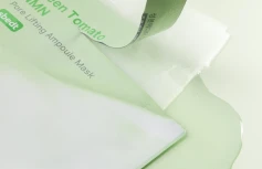 Тканевая маска для сужения пор с экстрактом томата Sungboon Editor Green Tomato NMN Pore Lifting Ampoule Mask