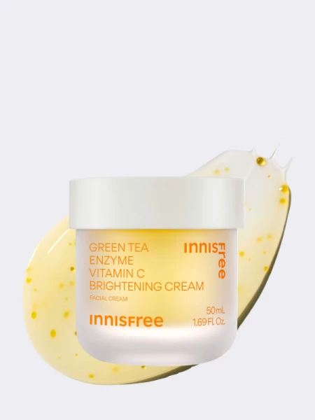 Осветляющий крем для лица с витамином С и энзимами innisfree Vita C Green Tea Brightening Cream