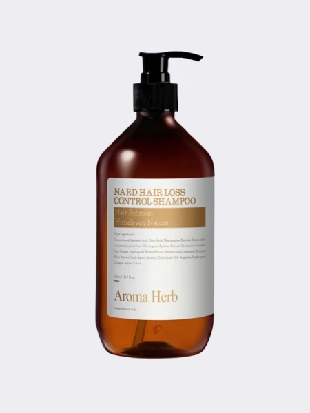 Шампунь против выпадения волос с аминокислотами NARD Hair Loss Control Shampoo Aroma Herb