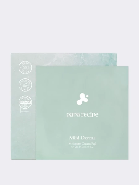 Смягчающие локальные крем-пэды для лица с эктоином Papa Recipe Mild Derma Moisture Cream Pad Смягчающие локальные крем-пэды для лица с эктоином Papa Recipe Mild Derma Moisture Cream Pad