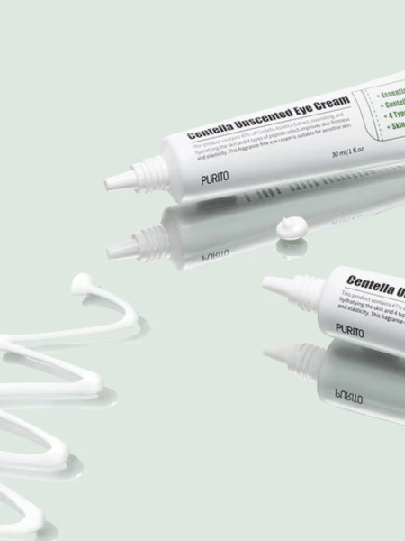 Подтягивающий крем для век без отдушек с центеллой и пептидами Purito Centella Unscented Eye Cream Подтягивающий крем для век без отдушек с центеллой и пептидами Purito Centella Unscented Eye Cream
