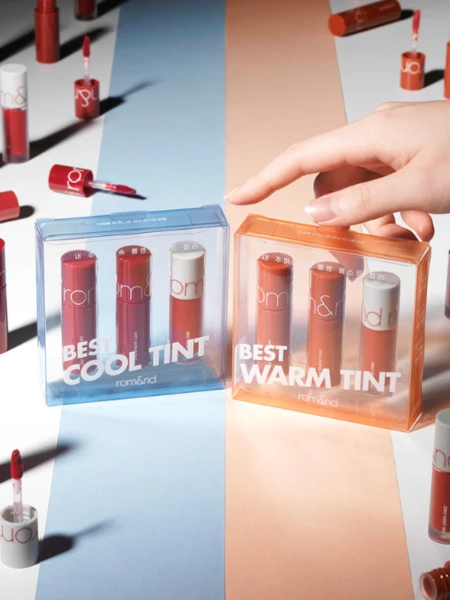 Набор мини-тинтов в тёплых оттенках rom&nd Best Tint Edition Set 01 Warm Tone Pick
