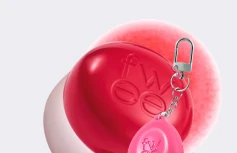 Набор: оттеночное суфле + брелок fwee Lip&Cheek Blurry Pudding Pot Keyring Set RD01 D-Day