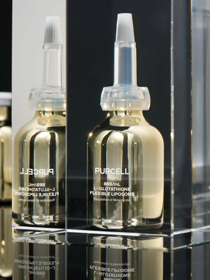 Осветляющая ампульная сыворотка с липосомальным глутатионом PURCELL L-Glutathione Flexible Liposome
