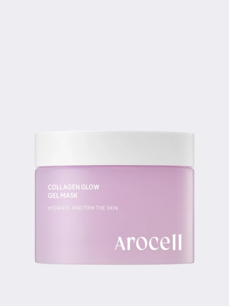 Гелевая маска с экстрактом пиона и коллагеном для сияния кожи Arocell Collagen Glow Gel Mask
