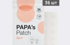 Патчи против воспалений с экстрактом чайного дерева и салициловой кислотой Papa Recipe Papa's Patch Spot