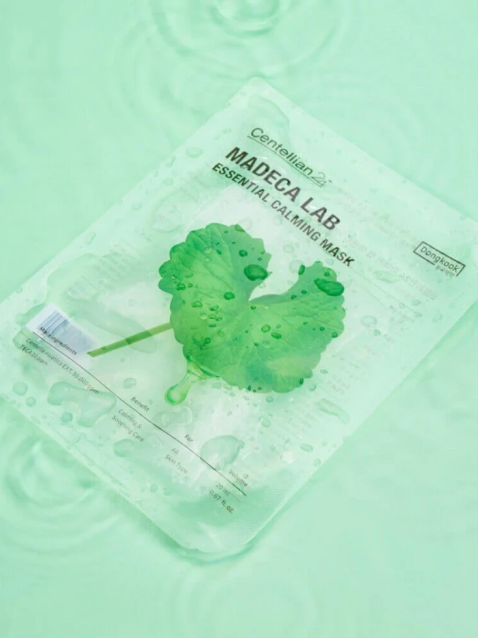 Успокаивающая тканевая маска с экстрактом центеллы Centellian24 Madeca Lab Essential Calming Mask