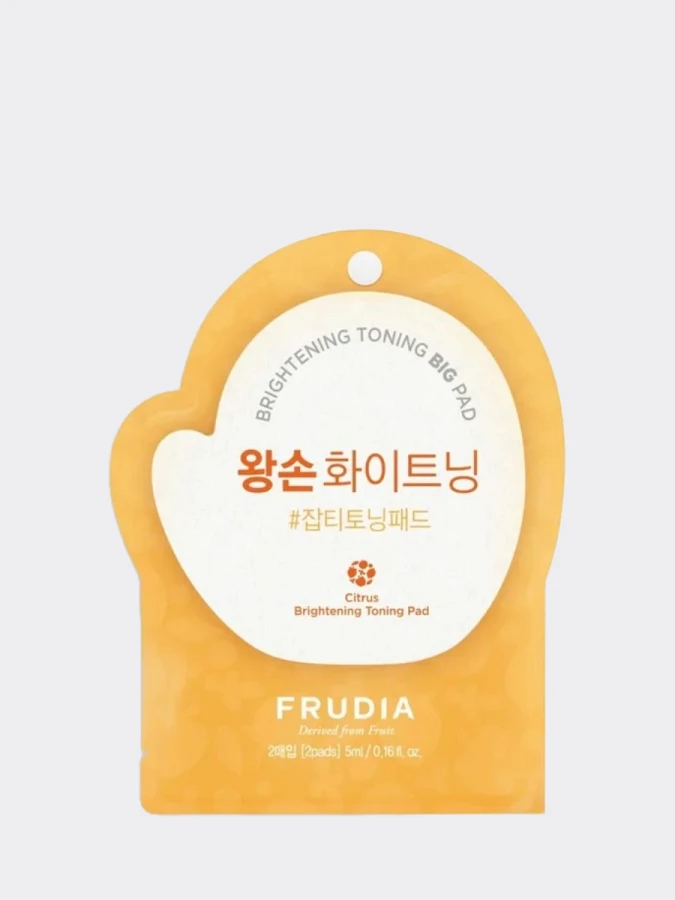 Тонизирующий пэд с витамином С FRUDIA Citrus Brightening Toning Pad