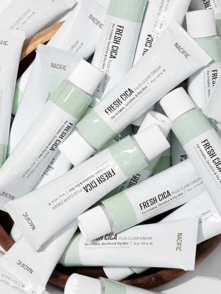 Успокаивающий крем для лица с экстрактом центеллы азиатской Nacific Fresh Cica Plus Clear Cream Успокаивающий крем для лица с экстрактом центеллы азиатской Nacific Fresh Cica Plus Clear Cream