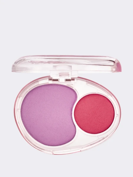 Двойные мягкие румяна с муссовой текстурой fwee Mellow Dual Blush PK02 Fall In Highkey