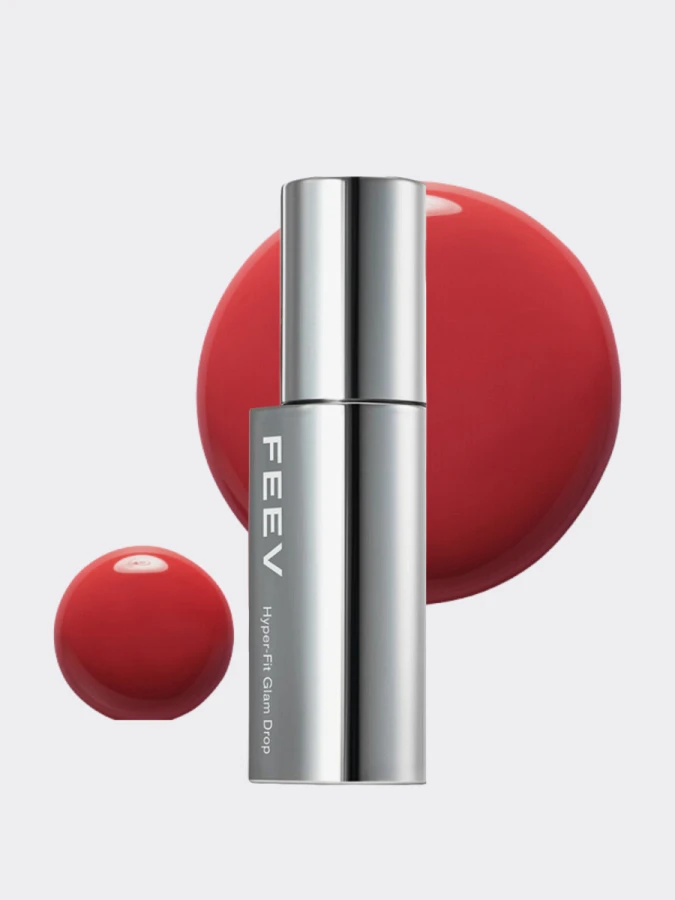 Глянцевый блеск-тинт для губ FEEV Hyper-fit Glam Drop Peach Morning