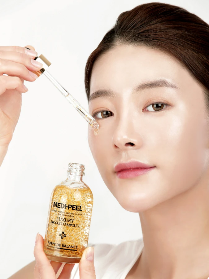 Разглаживающая ампульная сыворотка с коллоидным золотом MEDI-PEEL Luxury 24K Gold Ampoul