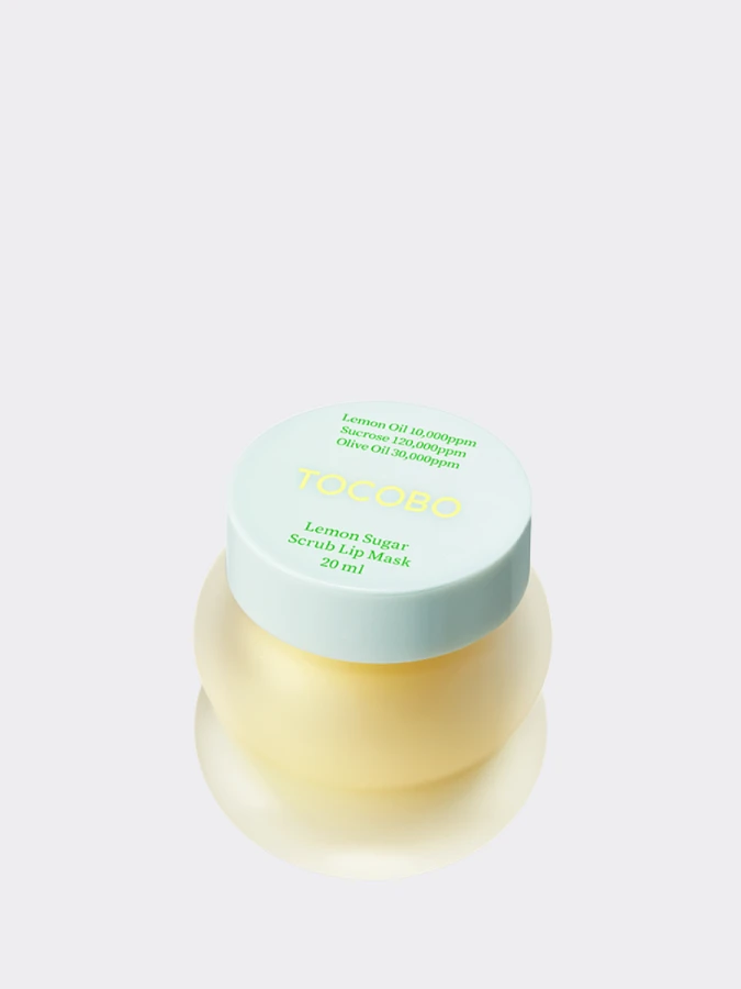 Маска-скраб для губ с экстрактом лимона TOCOBO Lemon Sugar Scrub Lip Mask