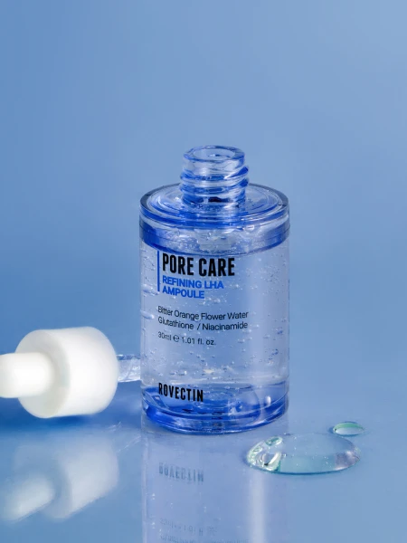 Сыворотка для лица против воспалений и постакне ROVECTIN Pore Care Refining LHA Ampoule Сыворотка для лица против воспалений и постакне ROVECTIN Pore Care Refining LHA Ampoule