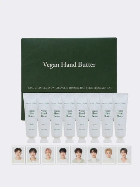 Набор парфюмированных кремов для рук с маслом ши в коллаборации Nacific x Stray Kids Vegan Hand Butter Special Edition