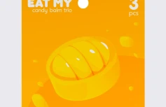 Набор бальзамов для губ "Цитрусовые капли" EAT MY BALM Candy Balm Trio