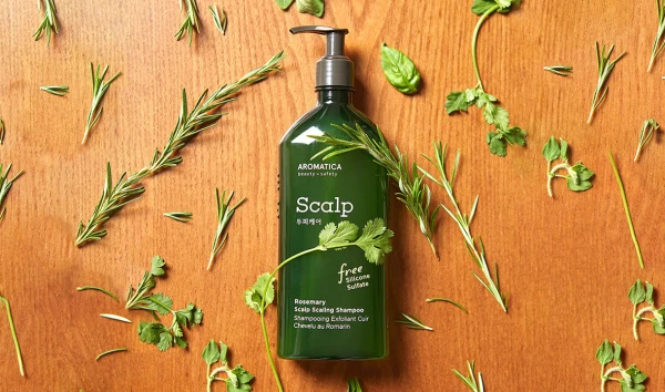 Шампунь для укрепления корней волос с розмарином AROMATICA Rosemary Scalp Scaling Shampoo TRAVEL
