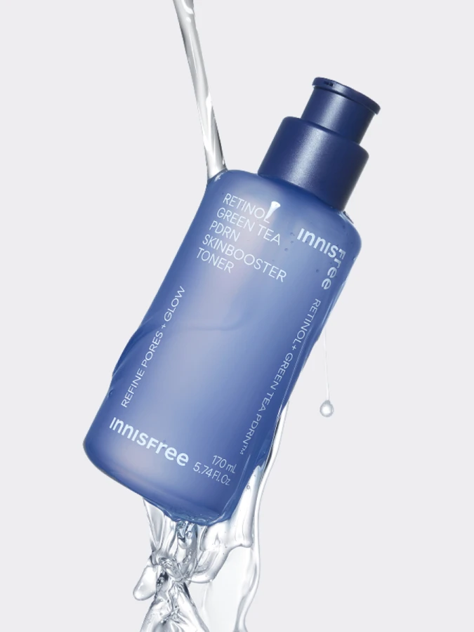 Укрепляющий тонер-бустер с ретинолом и ПДРН innisfree Retinol Green Tea Pdrn Toner